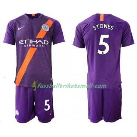 Fußballtrikots Manchester City Stones 5 Kinder 2018-2019 Kurzarm Ausweichtrikot kaufen